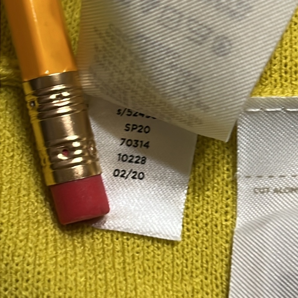 Ann Taylor Yellow Sleeveless Midi Dress with Ruffle Shoulders - Picture 6 of 9